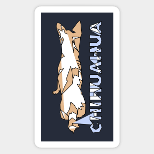 Geometric Chihuahua Magnet